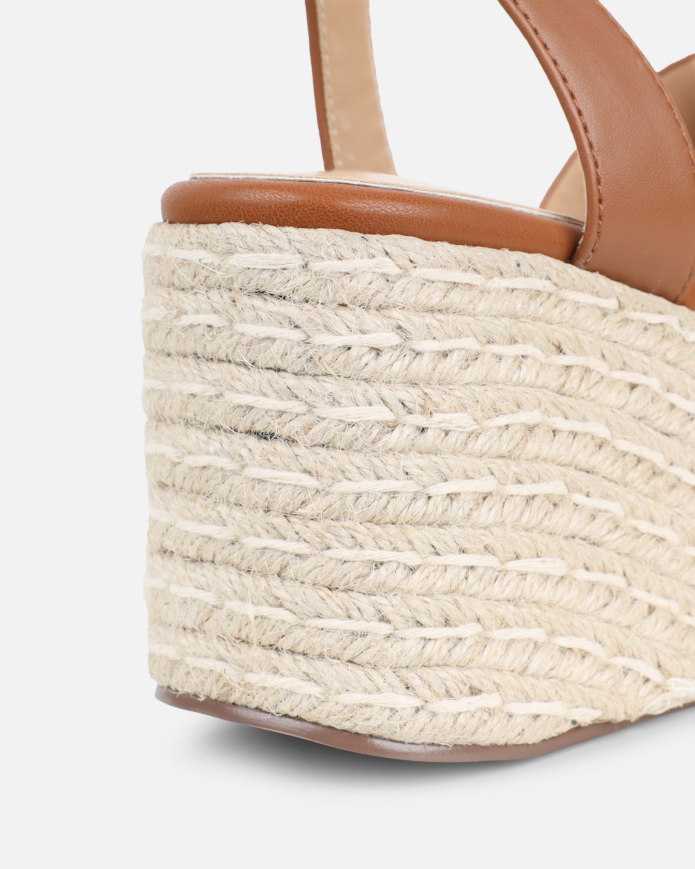 Bellamy Tan Wedge Sandals