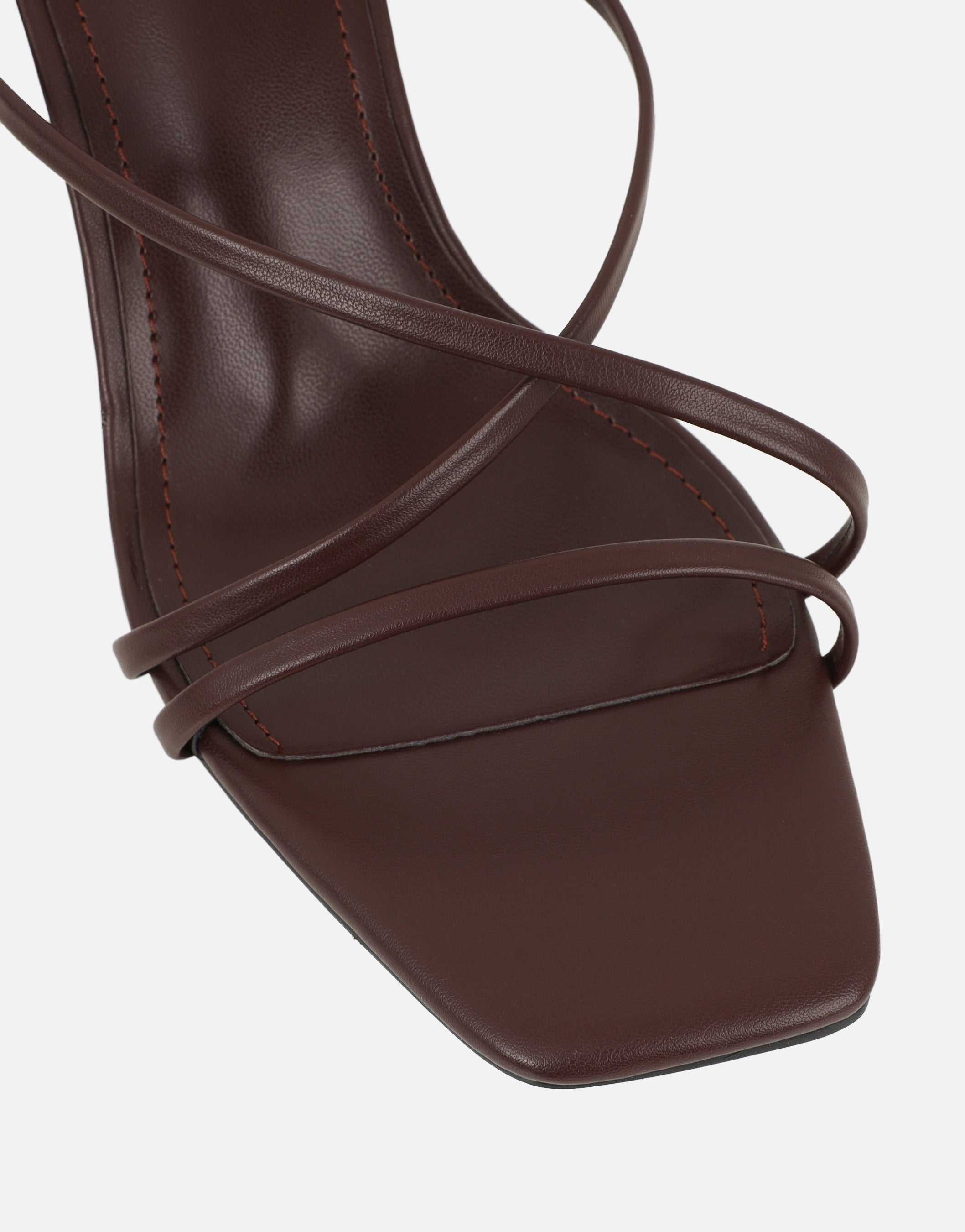 Elena Brown Strappy Mules