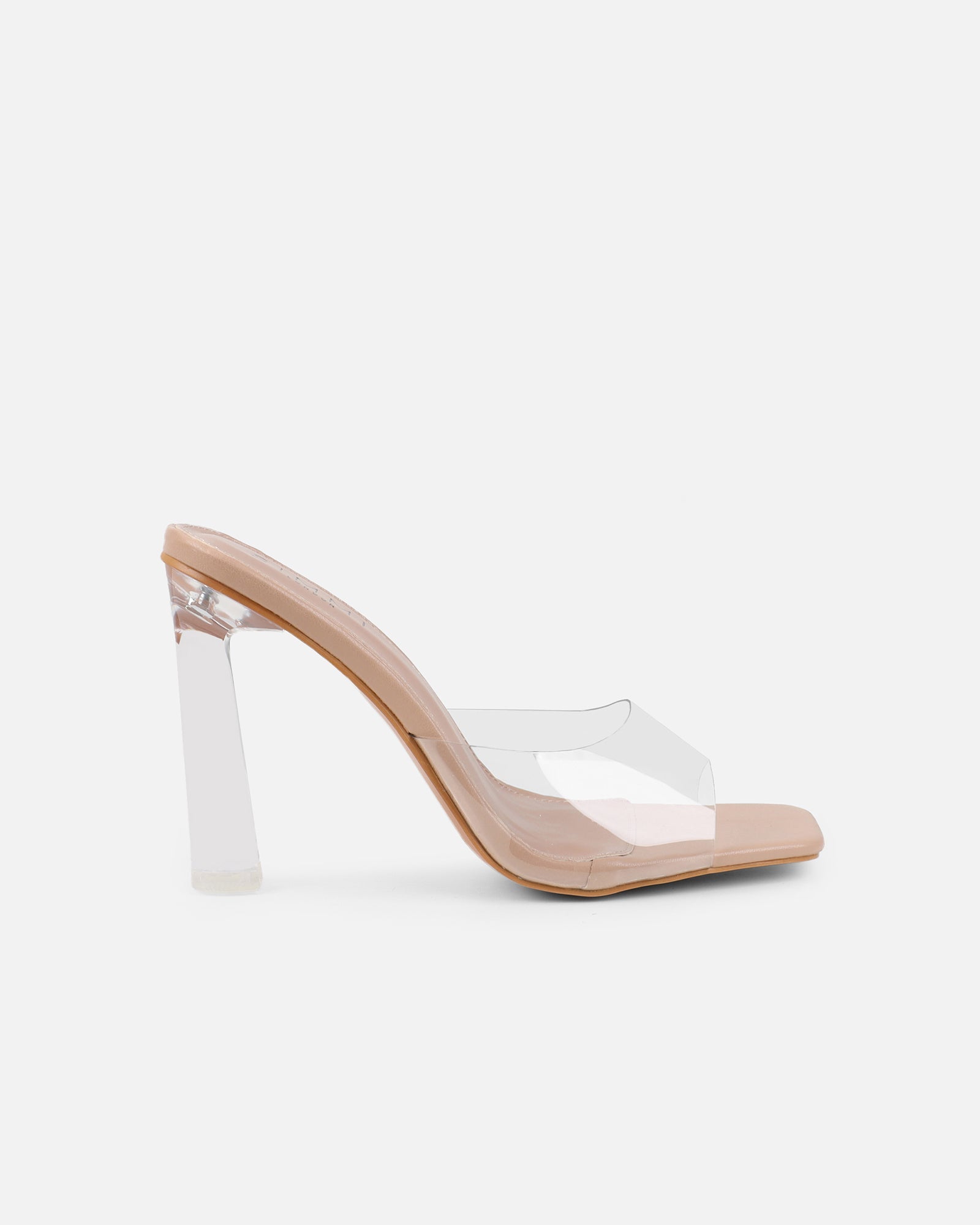 Maylee Clear Nude Mules
