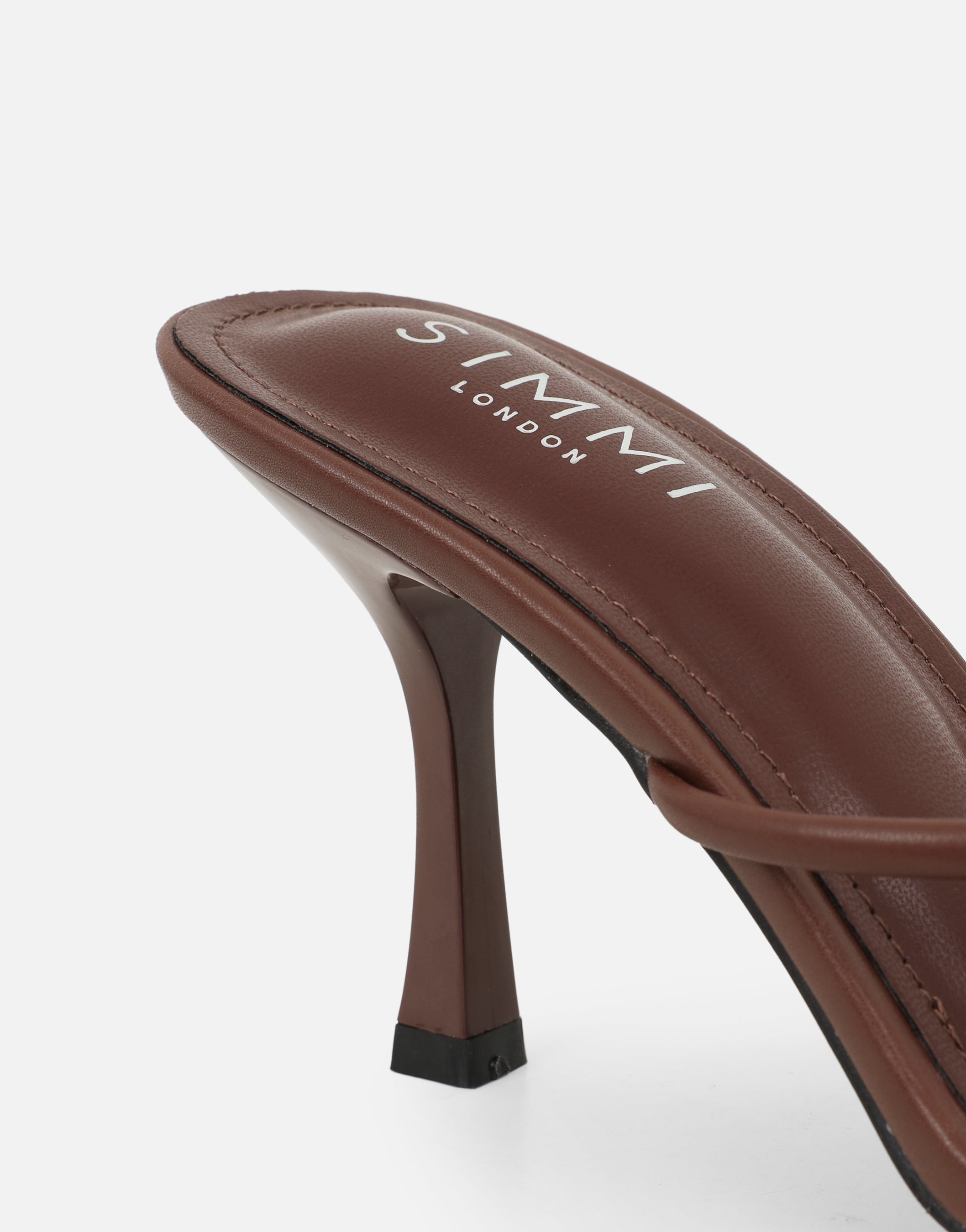 Tapioca Brown Knot Detail Mules
