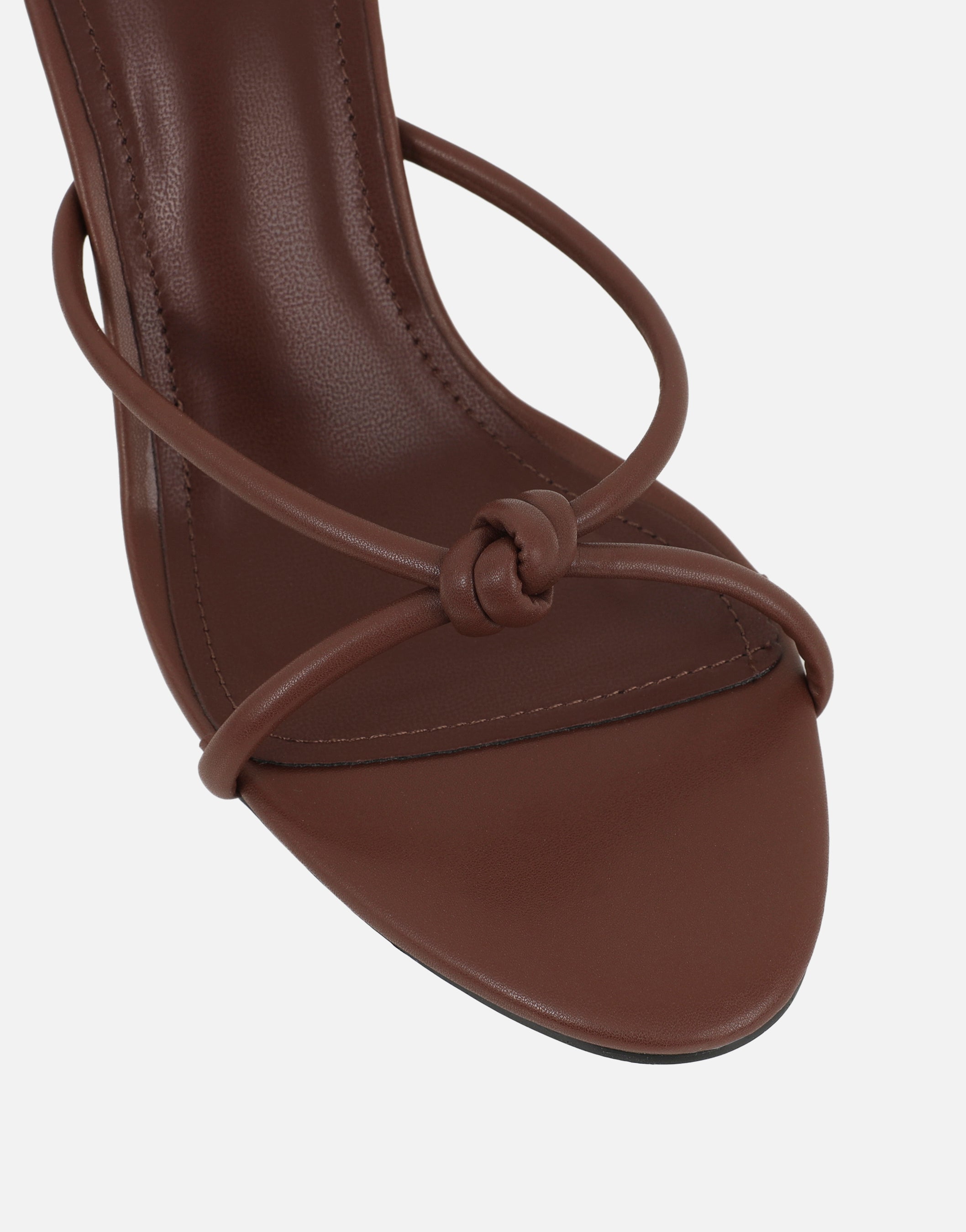 Tapioca Brown Knot Detail Mules