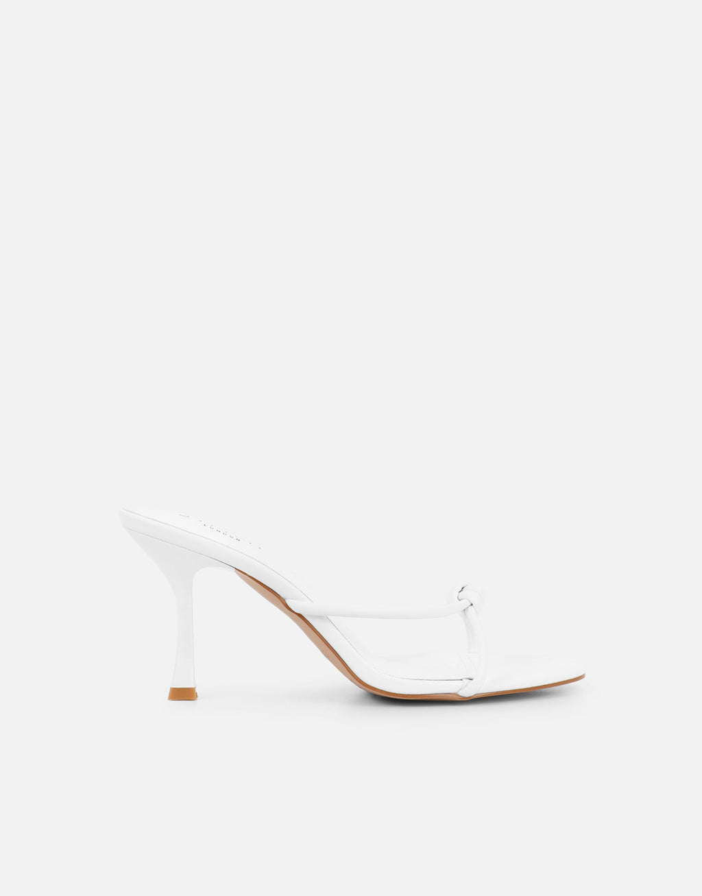 Tapioca White Knot Detail Mules