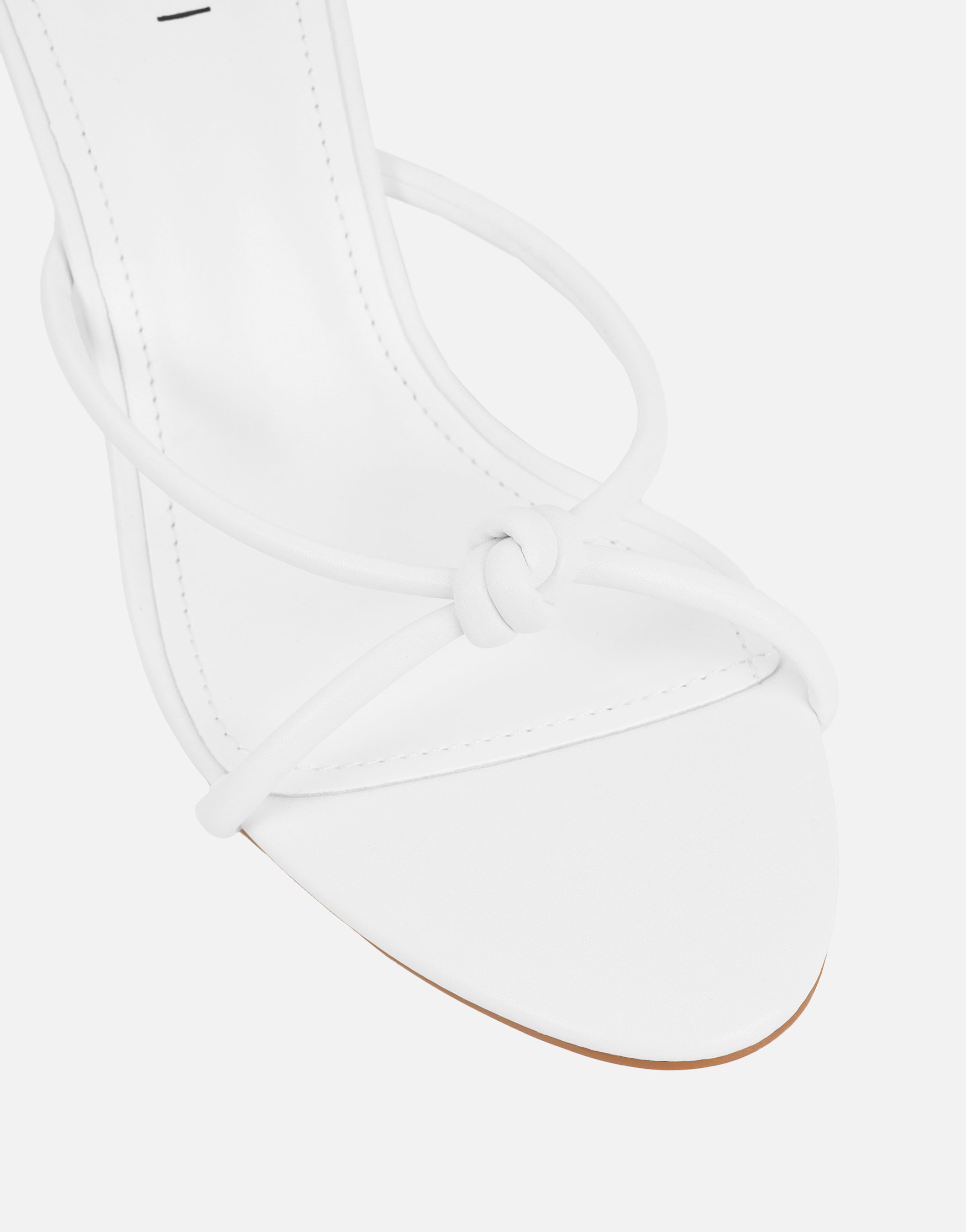 Tapioca White Knot Detail Mules