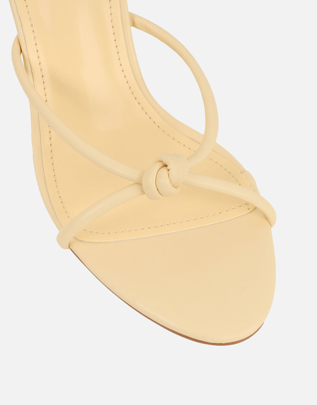 Tapioca Yellow Knot Detail Mules