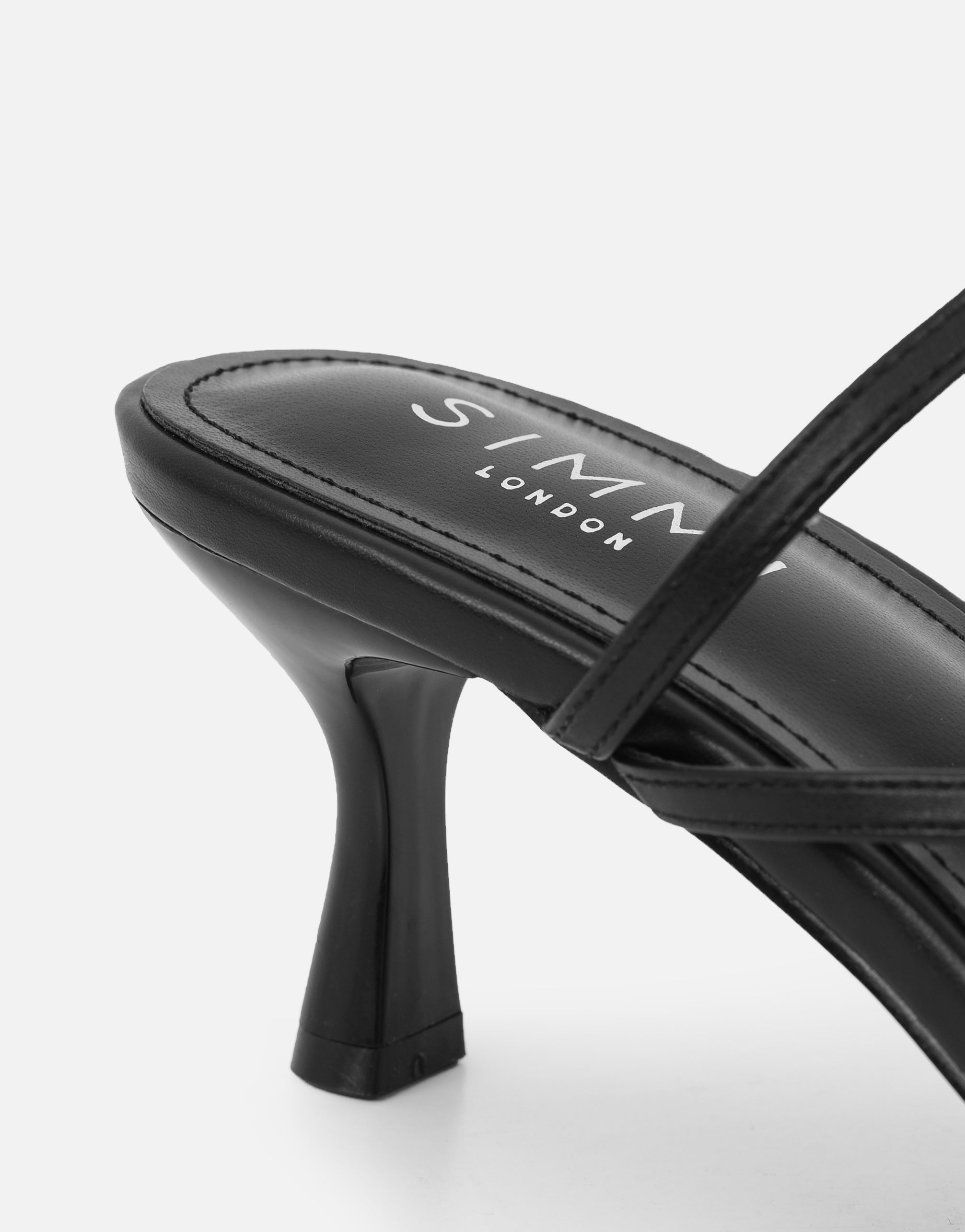 Jenna Black Toe Post Mules