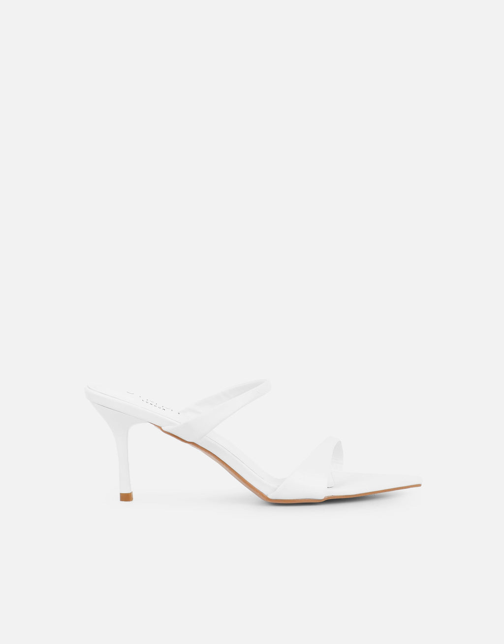 Pearl White Mules