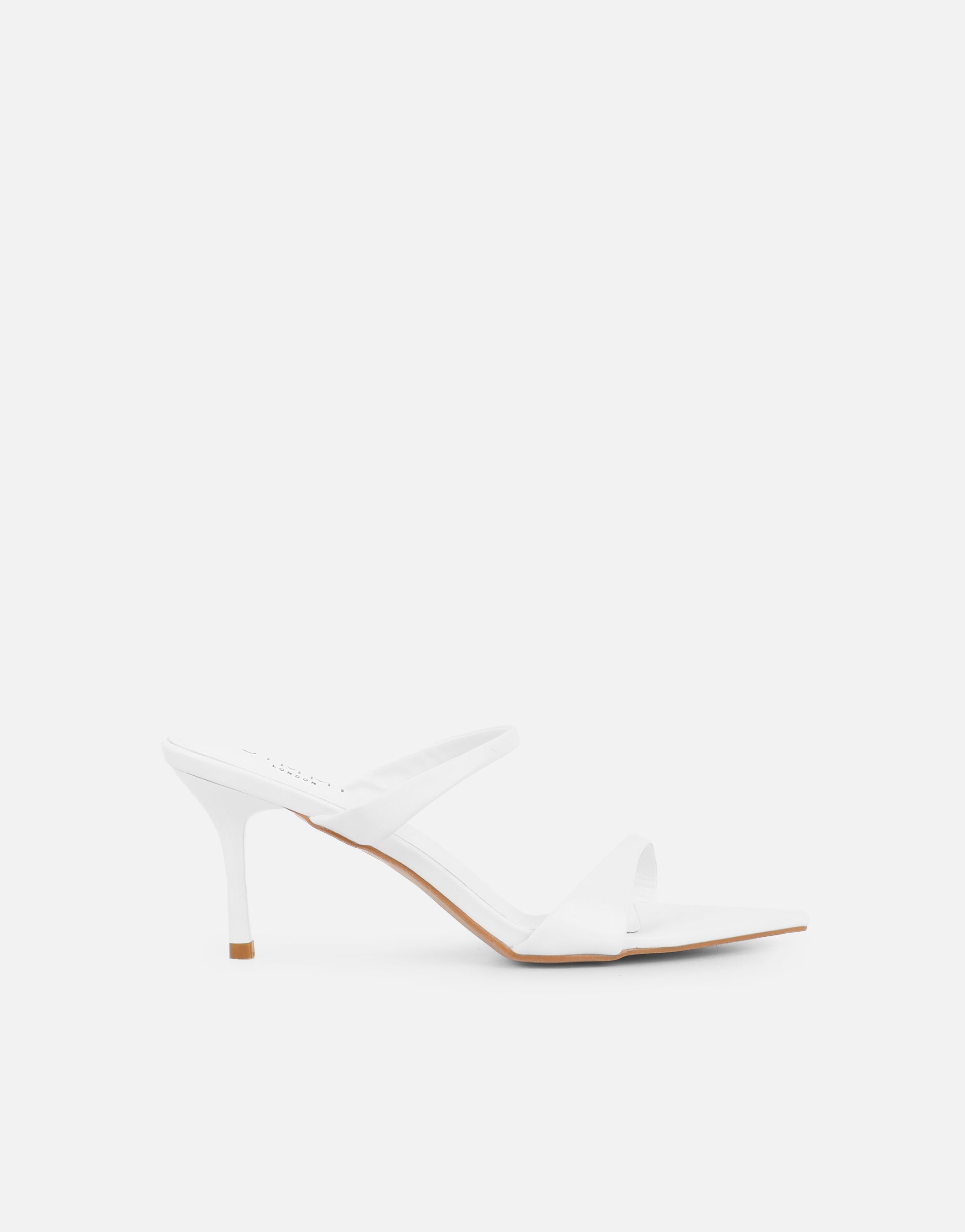 Pearl White Mules