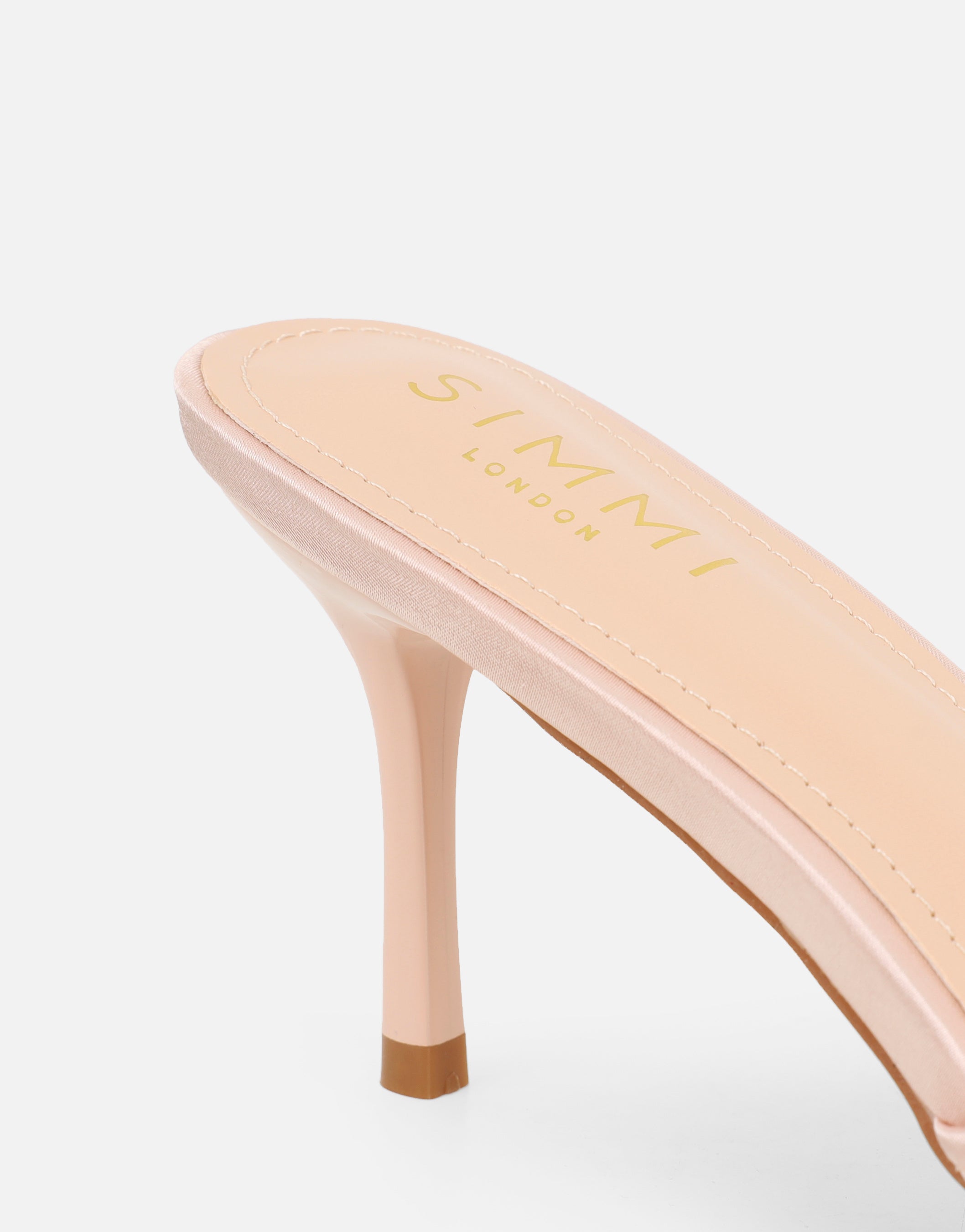 Fiorella Blush Lace Mules