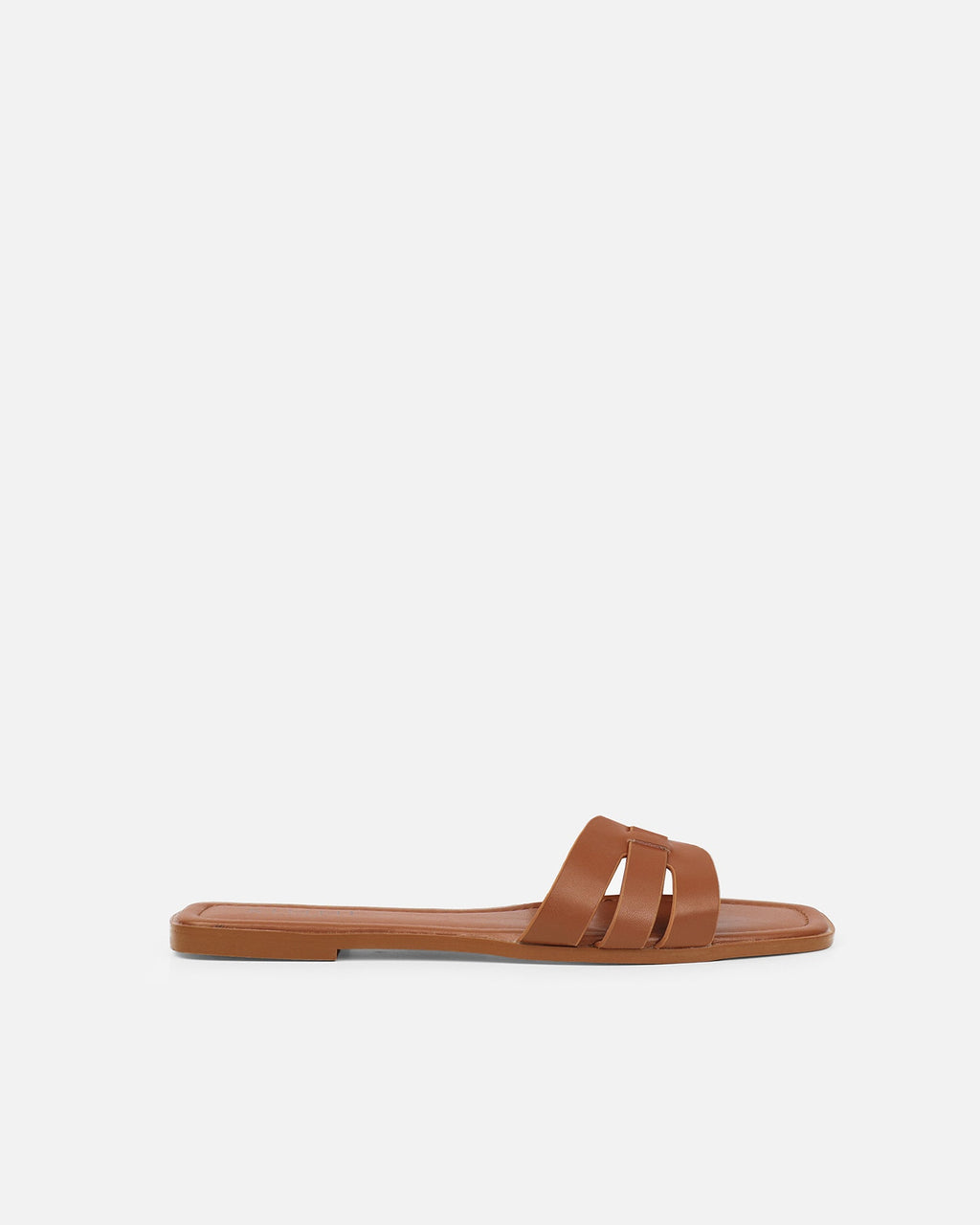 Jorja Tan Slip On Flat Sandals
