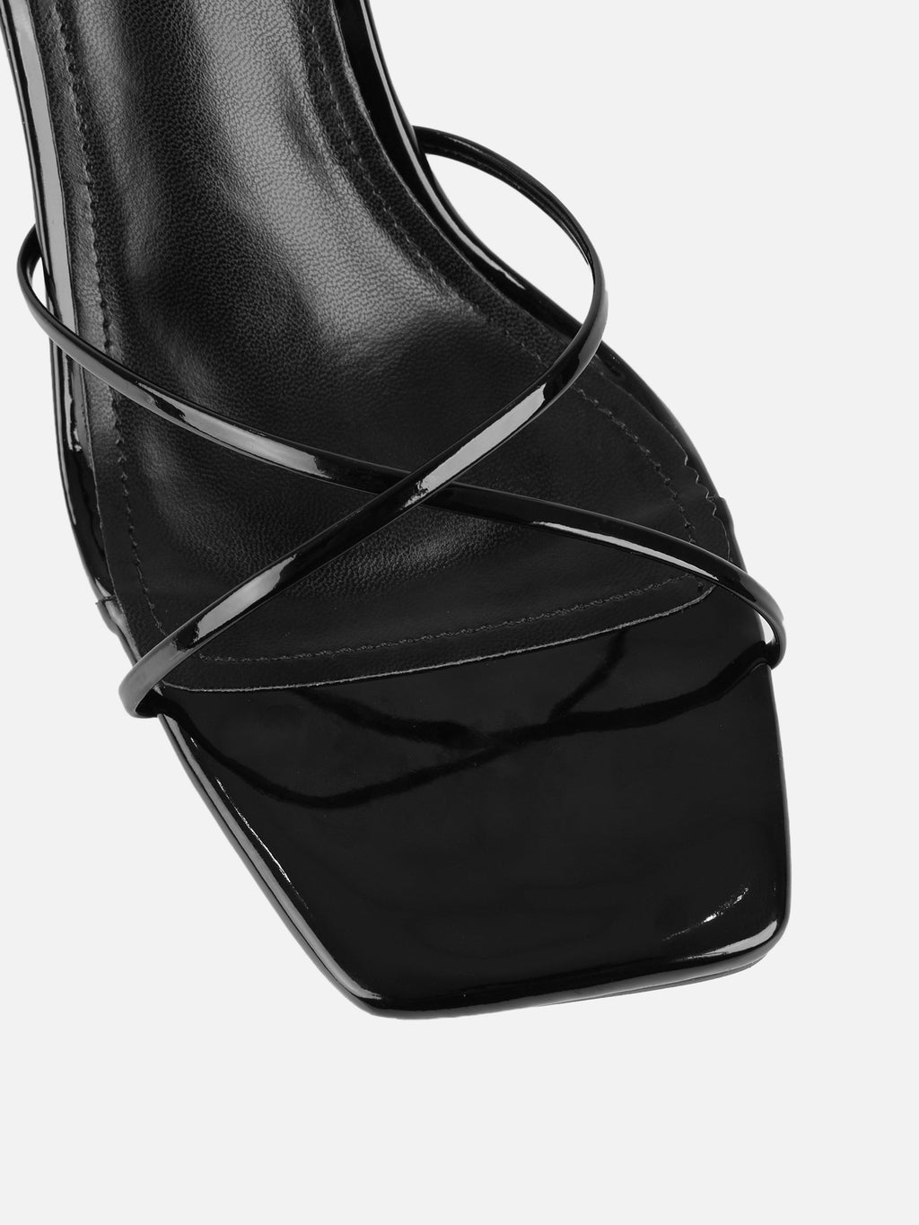 Sameel Black Patent Mules