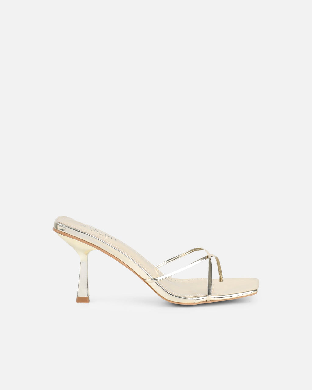 Sameel Gold Mirror Mules