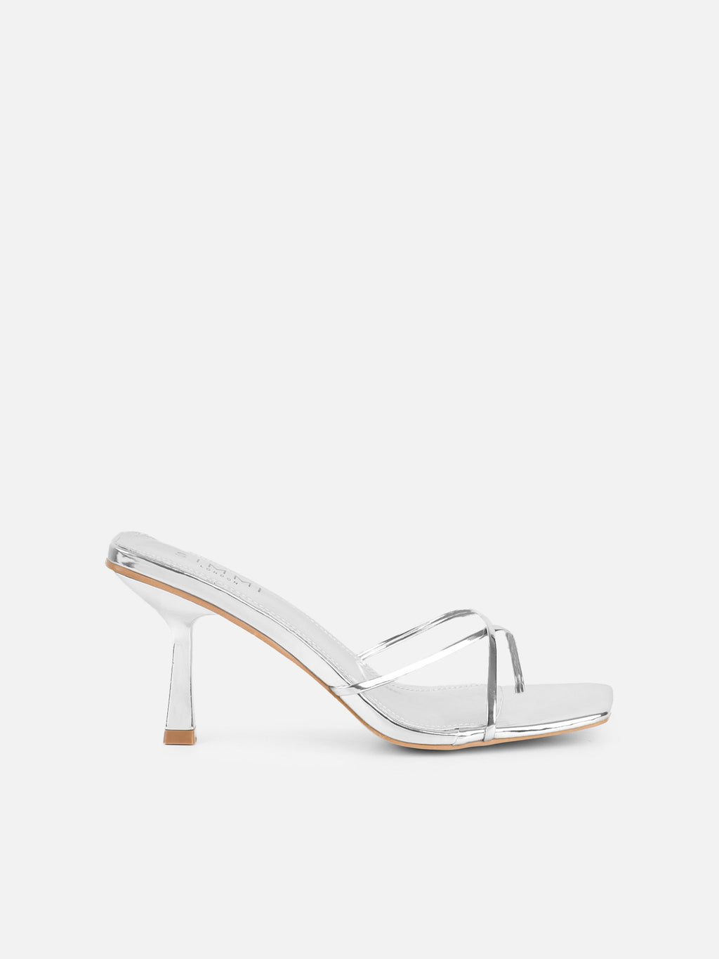Sameel Silver Mirror Mules