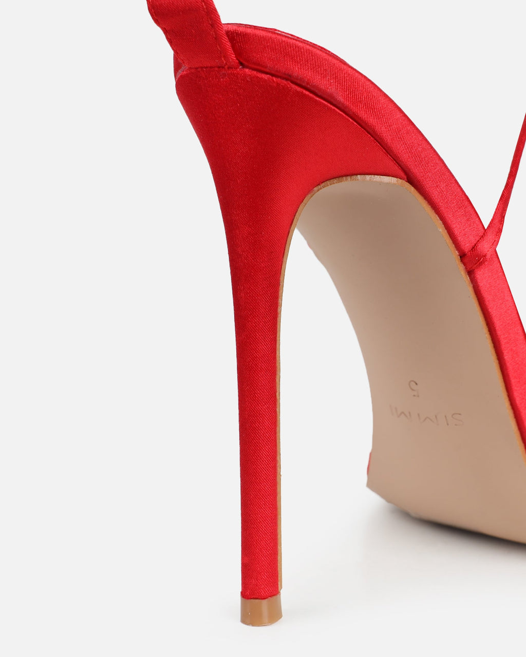 Betty Red Flower Heeled Sandals