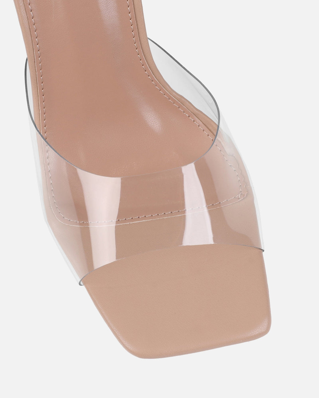 Maylee Clear Nude Mules