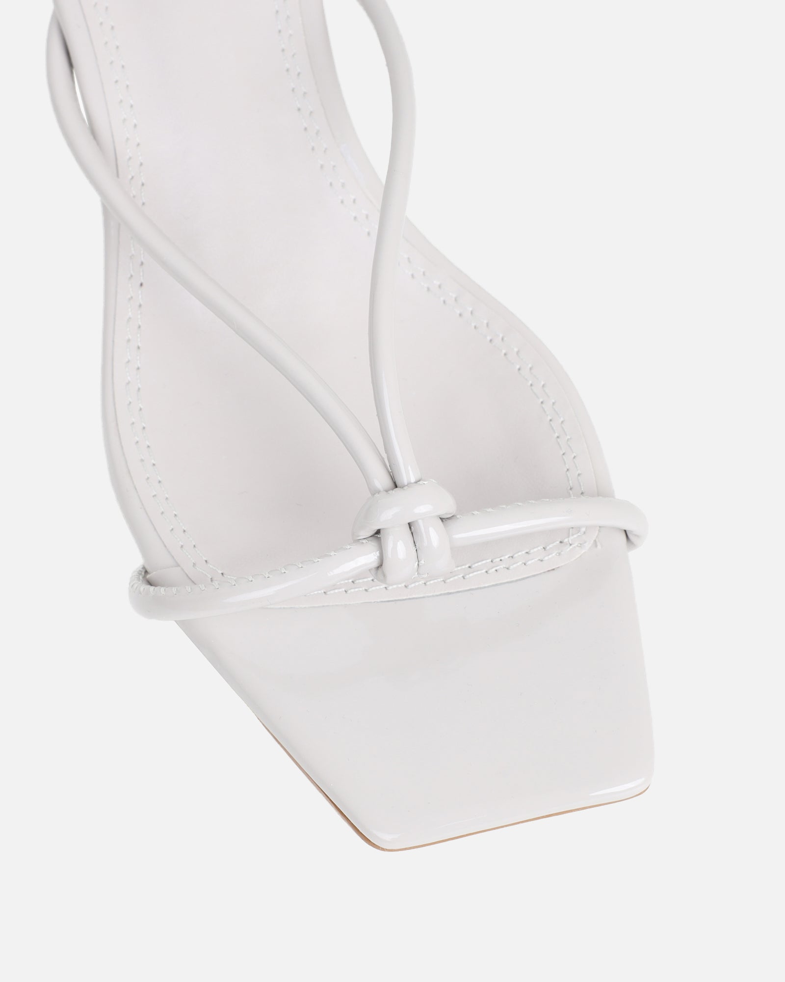 Haylen Stone Patent Knotted Mules