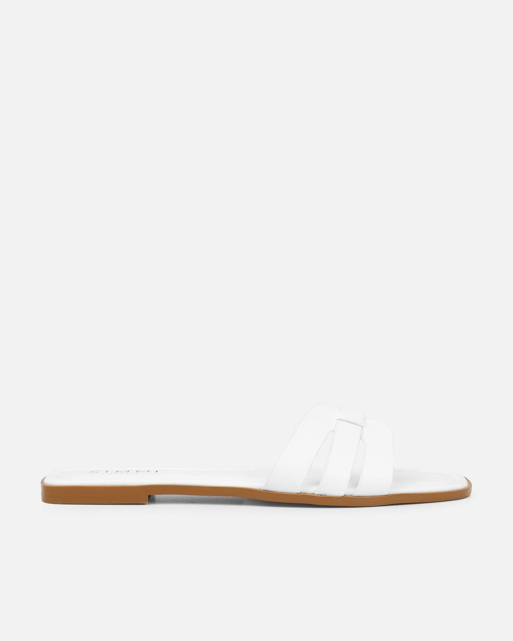 Jorja White Slip On Flat Sandals