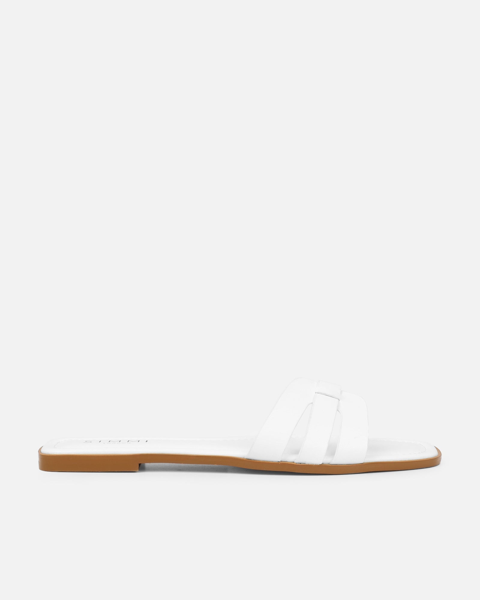 Jorja White Slip On Flat Sandals