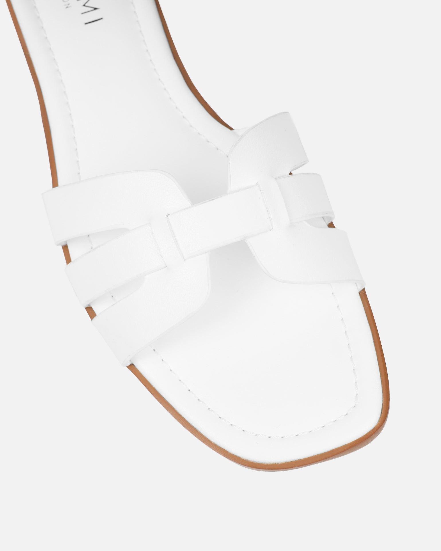 Jorja White Slip On Flat Sandals